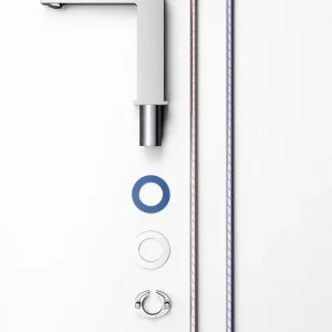 brushed chrome bathroom basin faucet single handle modern design corrosion resistant