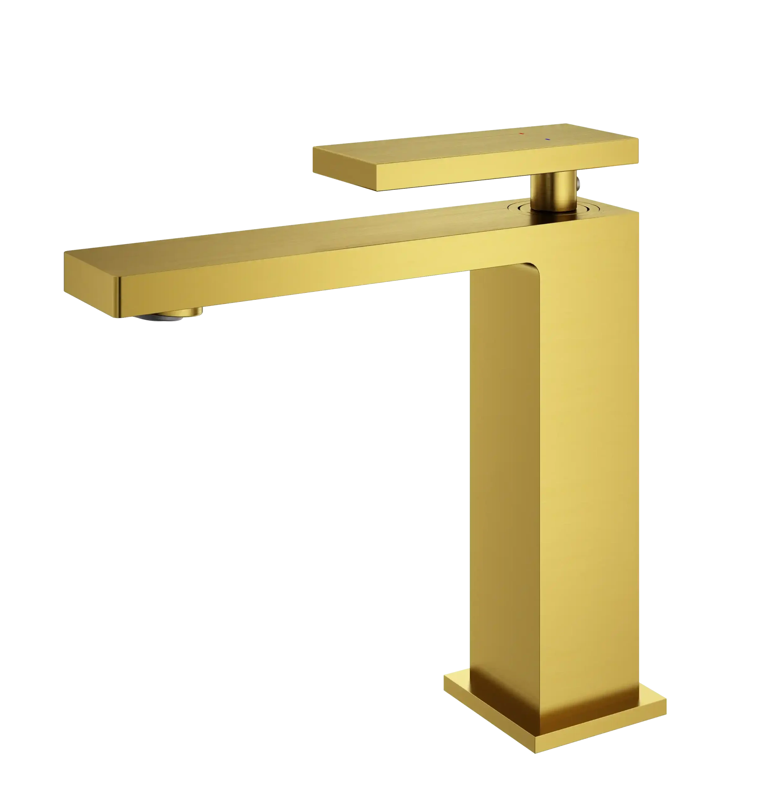brushed gold bathroom faucet single handle sink faucet deck mounted stainless steel luxury design