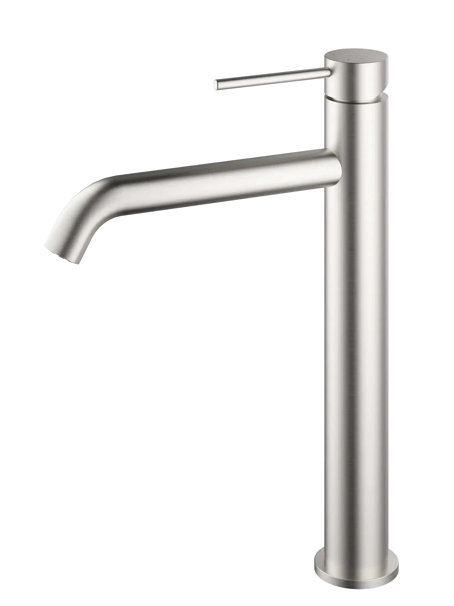 tall brushed chrome bathroom faucet single hole luxury sink tap durable corrosion resistant 6