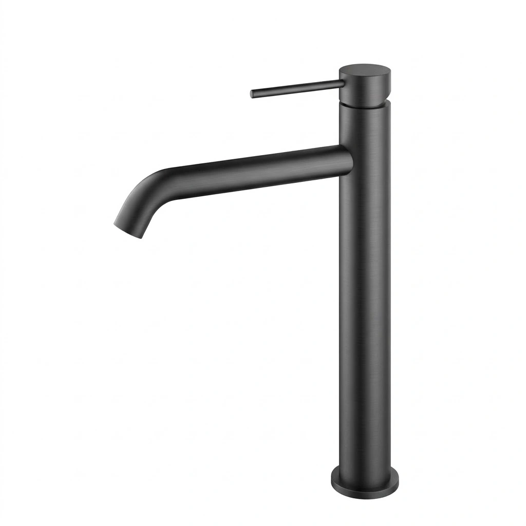 brushed black bathroom sink faucet contemporary luxury design for upscale bathroom
