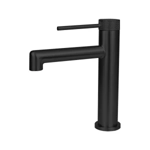 high-end brushed black bathroom faucet single handle basin mixer premium modern look