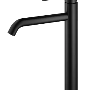 contemporary brushed black bathroom faucet deck mounted sink tap minimalist design