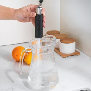 matte black kitchen faucet high arc single handle deck mounted easy installation